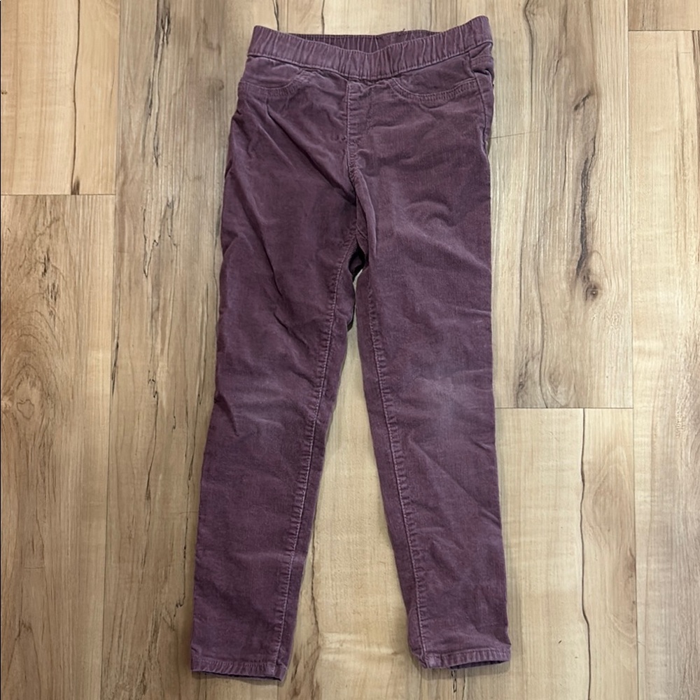 Kids Corduroy Pants in Plum